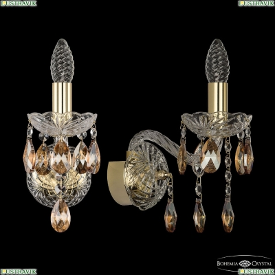 Бра 1413B/1/141 G K721 ★Bohemia Ivele Crystal, Золото► — Купить▼