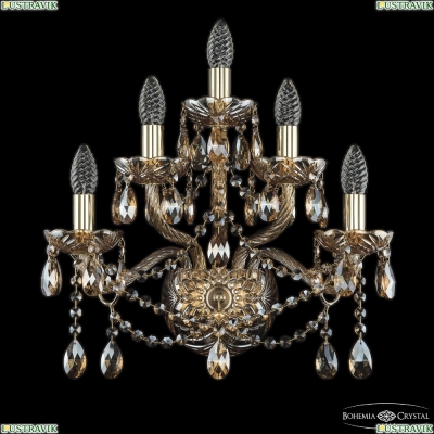 Бра 1413B/2+2+1/165 G M721 ★Bohemia Ivele Crystal, Золото► — Купить▼