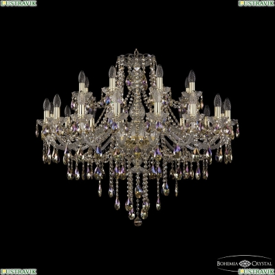Люстра 1415/16+8/360 G R801 ★Bohemia Ivele Crystal, Золото► — Купить▼