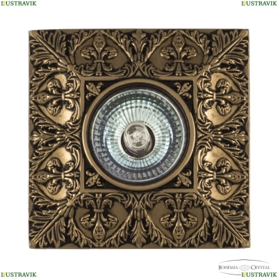 Спот 1791/10/FL GB ★Bohemia Ivele Crystal, Золото чернёное► — Купить▼