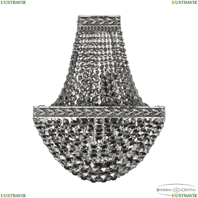 Бра 19322B/H1/25IV NB R781 ★Bohemia Ivele Crystal, Никель чернёный► — Купить▼