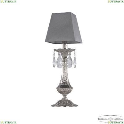Настольная лампа 71100L/1 Ni SQ10 ★Bohemia Ivele Crystal, Никель► — Купить▼