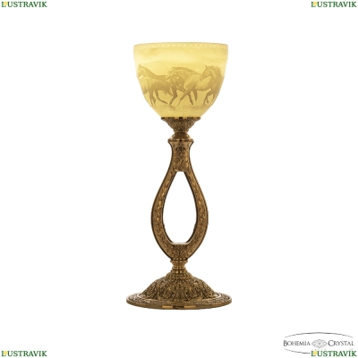 Настольная лампа 71300L/15 G P1 Horse ★Bohemia Ivele Crystal, Золото► — Купить▼