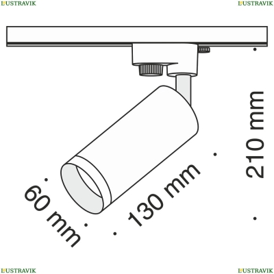 Светильник TR004-1-GU10-MG ★Maytoni, 1 x 50Вт☀, Золото► — Купить▼