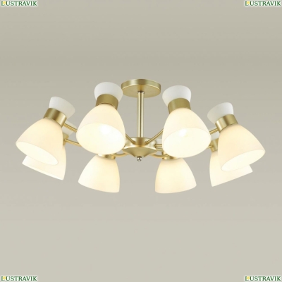 Люстра 4535/8C ★Lumion, 8 x 60Вт☀, Золото► — Купить▼