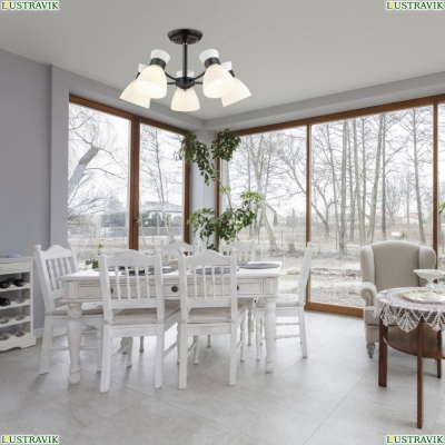 Люстра 4534/5C ★Lumion, 5 x 60Вт☀, Черный► — Купить▼