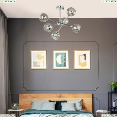 Люстра 4530/6C ★Lumion, 6 x 60Вт☀, Хром► — Купить▼