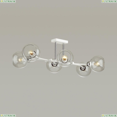 Люстра 4517/6C ★Lumion, 6 x 40Вт☀, Белый► — Купить▼
