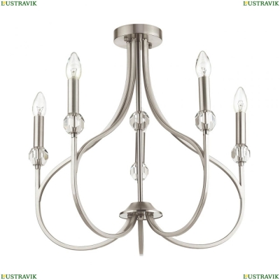 Люстра 4495/5C ★Lumion, 5 x 60Вт☀, Никель► — Купить▼