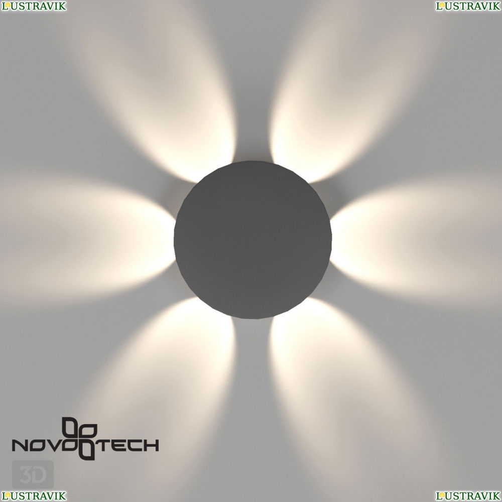★ Уличный настенный светодиодный светильник Street 358463 Novotech Calle  — купить в интернет магазине ЛЮСТРАВИК ☀