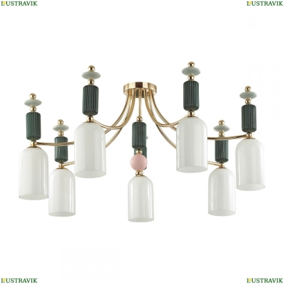 Люстра 4861/7C ★Odeon Light, 7 x 40Вт☀, Золото► — Купить▼