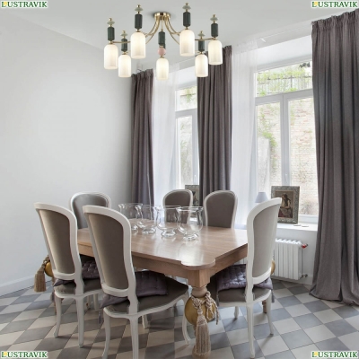 Люстра 4861/7C ★Odeon Light, 7 x 40Вт☀, Золото► — Купить▼
