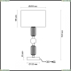 Настольная лампа 4861/1T ★Odeon Light, 1 x 60Вт☀, Золото► — Купить▼