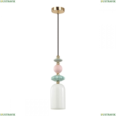 Подвес 4861/1B ★Odeon Light, 1 x 40Вт☀, Золото► — Купить▼