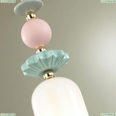 Подвес 4861/1B ★Odeon Light, 1 x 40Вт☀, Золото► — Купить▼
