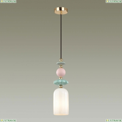 Подвес 4861/1B ★Odeon Light, 1 x 40Вт☀, Золото► — Купить▼