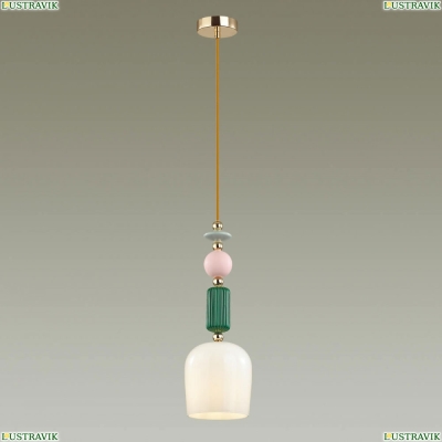 Подвес 4861/1 ★Odeon Light, 1 x 40Вт☀, Золото► — Купить▼