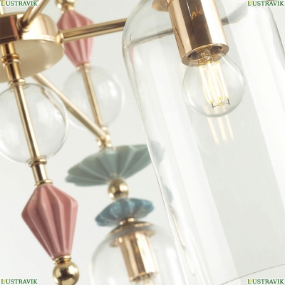Люстра 4855/3C ★Odeon Light, 3 x 40Вт☀, Золото► — Купить▼