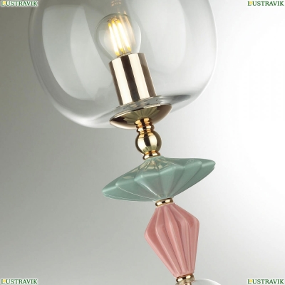 Настольная лампа 4855/1T ★Odeon Light, 1 x 40Вт☀, Золото► — Купить▼