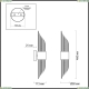 Бра 4847/2W ★Odeon Light, 2 x 40Вт☀, Золото► — Купить▼