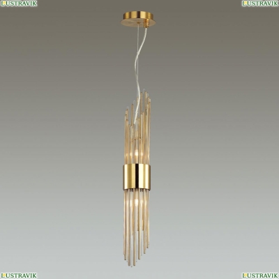 Подвес 4847/2 ★Odeon Light, 2 x 40Вт☀, Золото► — Купить▼