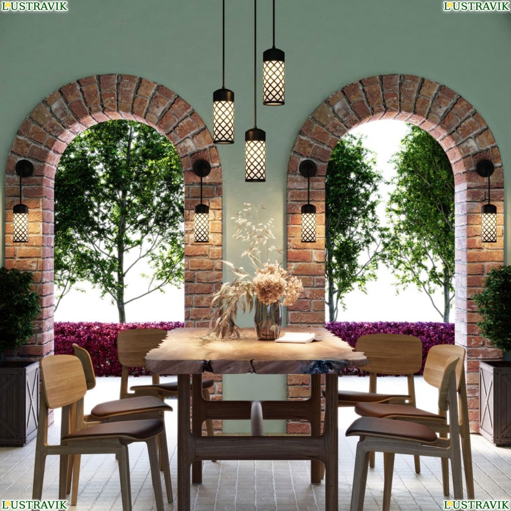 Подвес 4834/1 ★Odeon Light, 1 x 60Вт☀, Черный► — Купить▼