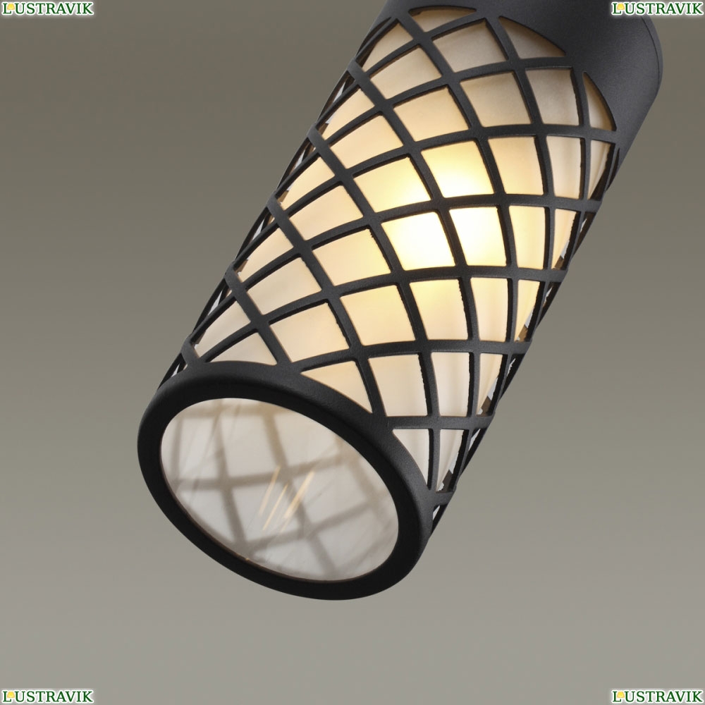 Подвес 4834/1 ★Odeon Light, 1 x 60Вт☀, Черный► — Купить▼