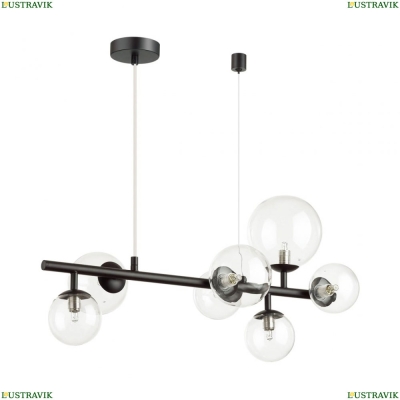 Люстра 4818/7 ★Odeon Light, 7 x 40Вт☀, Черный► — Купить▼