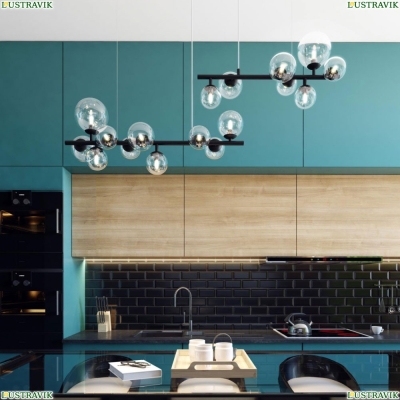 Люстра 4818/7 ★Odeon Light, 7 x 40Вт☀, Черный► — Купить▼