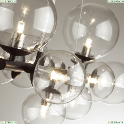 Люстра 4818/7 ★Odeon Light, 7 x 40Вт☀, Черный► — Купить▼
