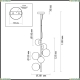 Подвес 4818/6 ★Odeon Light, 6 x 40Вт☀, Черный► — Купить▼