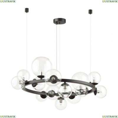Люстра 4818/14 ★Odeon Light, 14 x 40Вт☀, Черный► — Купить▼