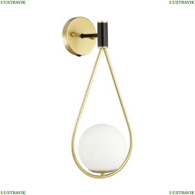 Бра 4810/1W ★Odeon Light, 1 x 40Вт☀, Золото► — Купить▼