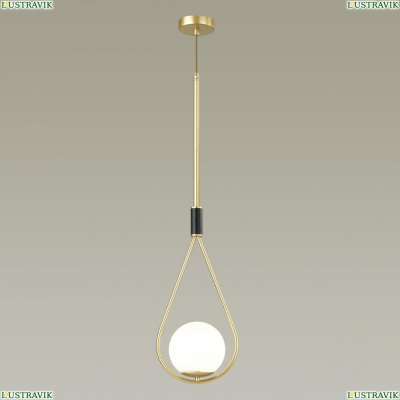 Подвес 4810/1 ★Odeon Light, 1 x 40Вт☀, Золото► — Купить▼