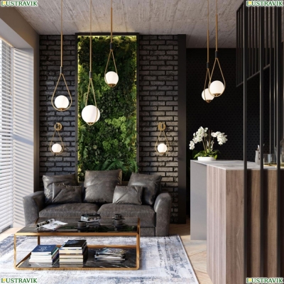 Подвес 4810/1 ★Odeon Light, 1 x 40Вт☀, Золото► — Купить▼