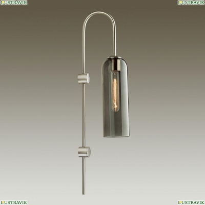 Бра 4805/1W ★Odeon Light, 1 x 60Вт☀, Никель► — Купить▼