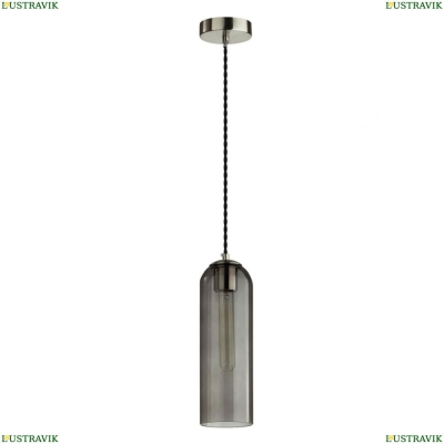 Подвес 4805/1 ★Odeon Light, 1 x 60Вт☀, Никель► — Купить▼