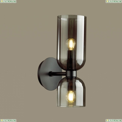 Бра 4804/2W ★Odeon Light, 2 x 60Вт☀, Черный► — Купить▼
