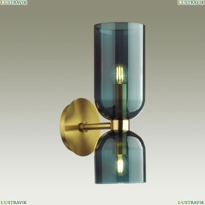 Бра 4803/2W ★Odeon Light, 2 x 60Вт☀, Бронза► — Купить▼