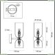 Бра 4803/2W ★Odeon Light, 2 x 60Вт☀, Бронза► — Купить▼