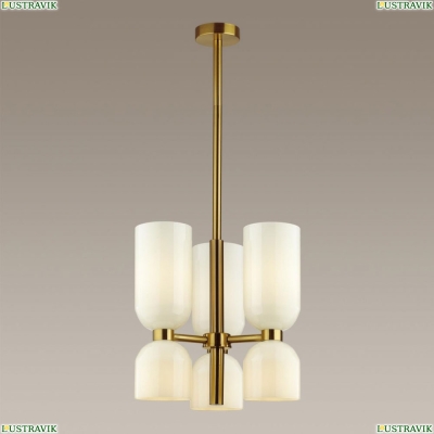Люстра 4798/6 ★Odeon Light, 6 x 60Вт☀, Бронза► — Купить▼