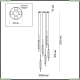 Подвес 4794/72L ★Odeon Light, 6 x Вт☀, Бронза► — Купить▼