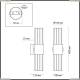 Бра 4786/2W ★Odeon Light, 2 x 40Вт☀, Золото► — Купить▼