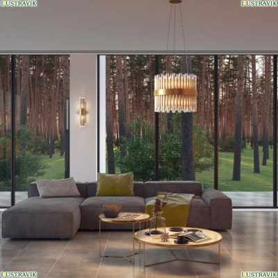 Подвес 4786/2 ★Odeon Light, 2 x 40Вт☀, Золото► — Купить▼