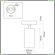 Светильник 4279/1C ★Odeon Light, 1 x 50Вт☀, Золото► — Купить▼