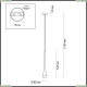 Подвес 4278/1 ★Odeon Light, 1 x 12Вт☀, Золото► — Купить▼