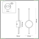 Светильник 4256/12WL ★Odeon Light, 1 x 12Вт☀, Бронза► — Купить▼