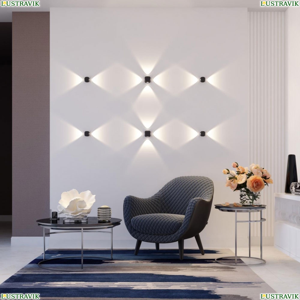 Светильник 4222/8WL ★Odeon Light, 1 x 8Вт☀, Черный► — Купить▼