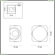 Светильник 4222/8WL ★Odeon Light, 1 x 8Вт☀, Черный► — Купить▼