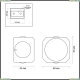 Светильник 4222/4WL ★Odeon Light, 1 x 4Вт☀, Черный► — Купить▼